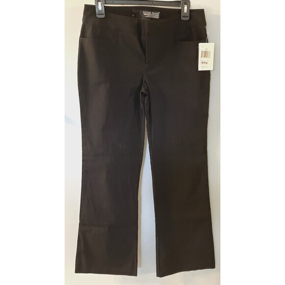 GUESS Pants - NWT Guess Womans Stretch Dress Pants Black Straight Leg Size 30